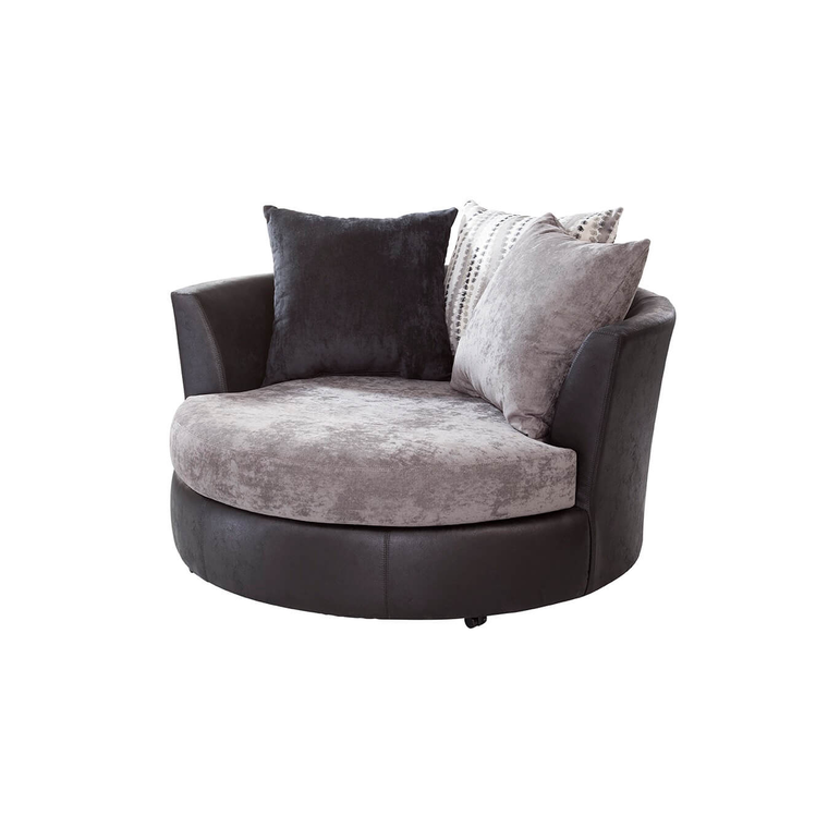 Rent to Own Woodhaven Jamal Swivel Barrel Chair at Aaron's today!
