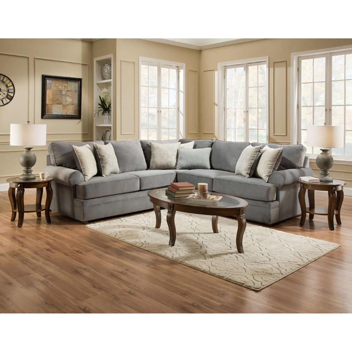 Lane Sectionals 2Piece Naeva Living Room Collection Sectional