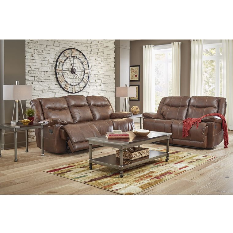 Rent To Own Amalfi 2 Piece Barron Reclining Living Room