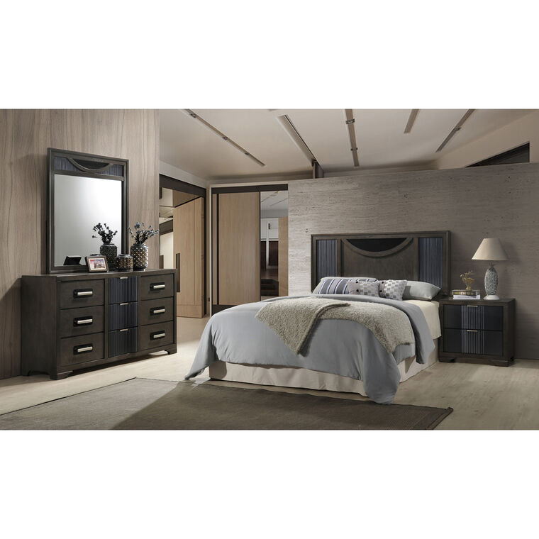 9 Piece Seneca Queen Bedroom Collection With Tight Top Mattress