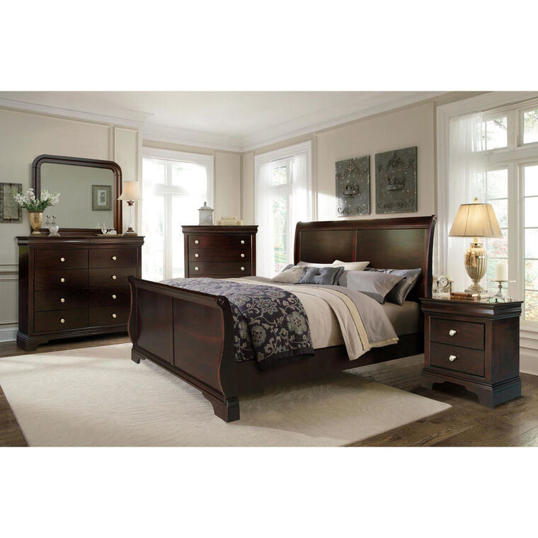 11 Piece Dominique King Bedroom Collection With Pillow Top Mattress