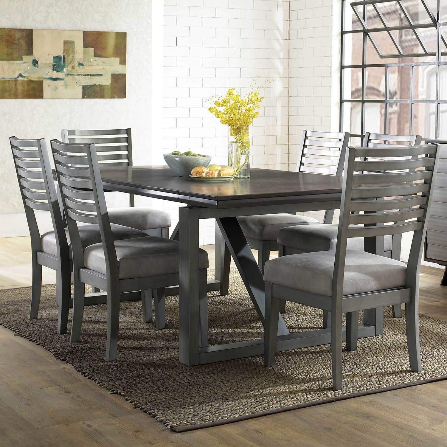 Rent To Own Whalen 7 Piece Far Country Dining Set With 6 Chairs At Aaron S Today